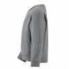 Kinder Sweatshirt cotton stretch-links-graumeliert